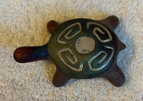 Raku pottery j diller - pottery, 3.5”